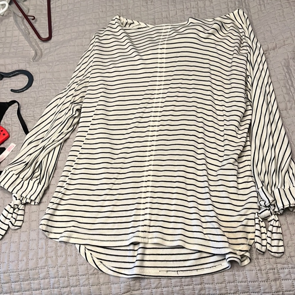 Womens Striped Long Sleeve
